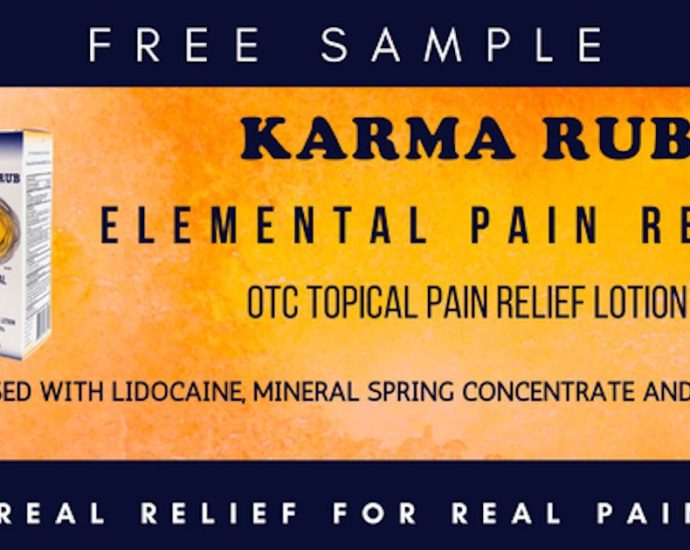 Karma Rub Pain relief sample