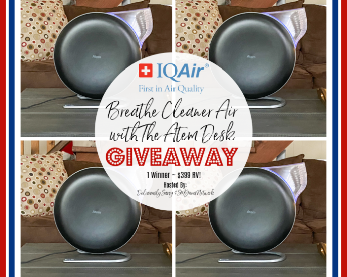SMGN BTSGiftGuide IQAir smallerGIVEAWAYPIC 690x550 - IQAir Breathe Cleaner Air with The Atem Desk Giveaway {USA 9/6} @IQAir @DeliciouslySavv