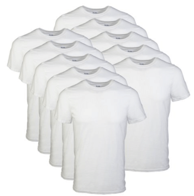 12 Pack Gildan Mens Crew T Shirts - 12-Pack Gildan Men’s Crew T-Shirts ONLY $17.56