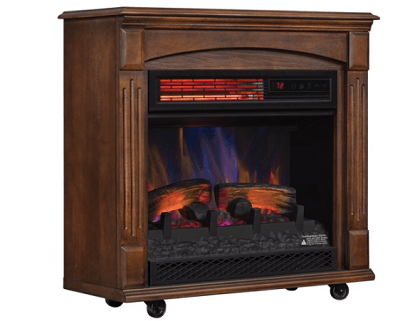 ChimneyFree Infrared Quartz Electric Fireplace Mantel - ChimneyFree 5,200 BTU Infrared Quartz Electric Fireplace Mantel ONLY $79 (Reg. $159)