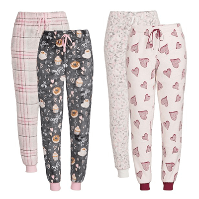 Secret Treasures Womens Super Faux Mink Cuffed Pants 1 - Women’s Pajama Pants 2-Pack Only $7.88 (Regularly $16)
