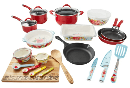 The Pioneer Woman 30 Pc Cookware Set 1 - The Pioneer Woman 30-Pc Cookware Set ONLY $69 (Reg $149)