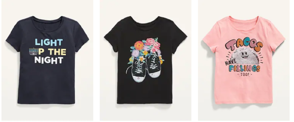 oldnavy 1 1024x428 - Old Navy T-Shirts for the Whole Family Just $4 Today Only