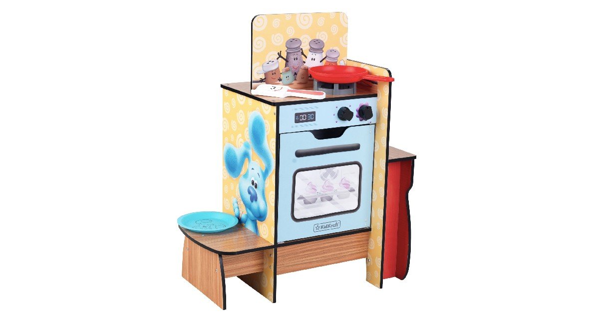 157154 1 - KidKraft Blue's Clues & You Play Kitchen ONLY $39 (Reg. $98)