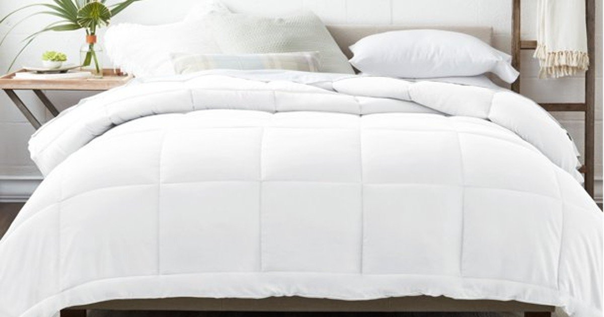 158938 1 - Noble Linens Alternative Down Comforter ONLY $24.88 (Reg $120)