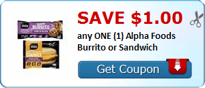 2 21909098 1 - ✂ Save $1.00 any ONE (1) Alpha Foods Burrito or Sandwich
