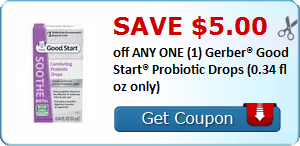 2 21909145 1 - ✂ Save $5.00 off ANY ONE (1) Gerber® Good Start® Probiotic Drops (0.34 fl oz only)