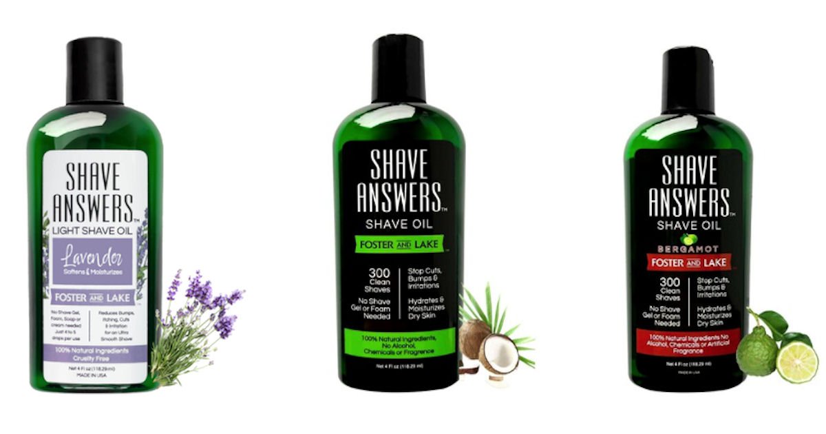 MS Freebie Free Foster and Lake Shave Answers Shave Oil - Free Foster and Lake Shave Answers Shave Oil Sample
