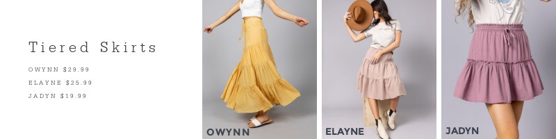Tieredskirts1 - Cents of Style ~ Extra 20% Off Smocked Maxi Skirts Starting at $19.99