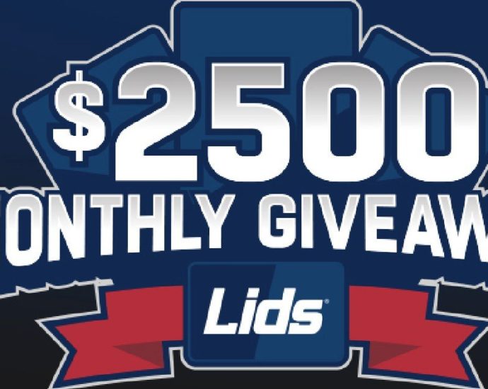 159919 690x550 - Sweepstakes! Win $2,500 in Lids Gift Cards