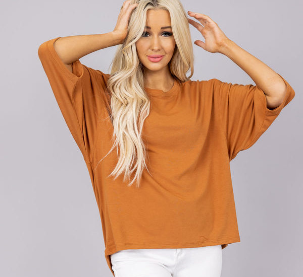 050421 cents of style wynonna top 9571 600x 600x550 - Wynonna Drop Shoulder Top | 1XL for only <span class="money">$10.00 </span>